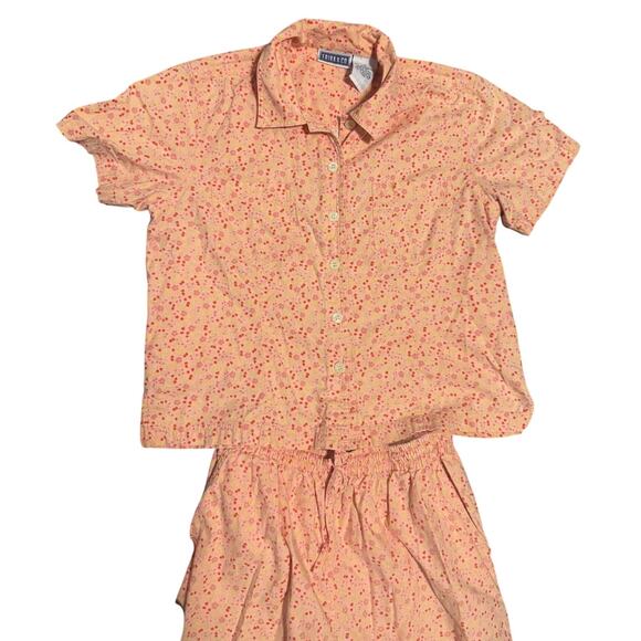 Vintage-Style Erika & Co 2-Piece Pajama Set – Size M - Picture 3 of 6